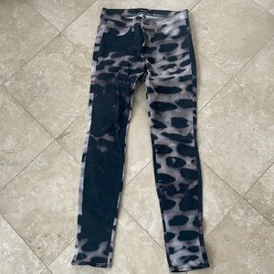 J Brand Tie-Dye Effect Skinny Jeans